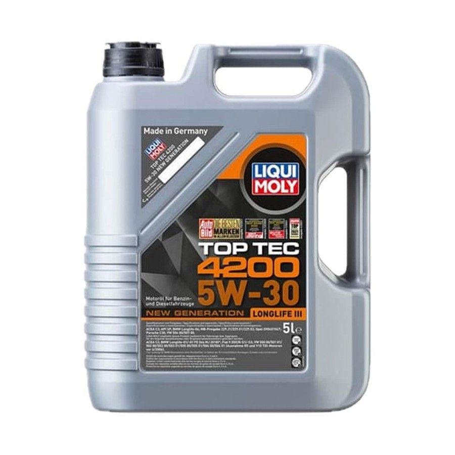 LIQUI MOLY 5W30 Motor Yağı Tam Sentetik TOP TEC 4200 5 Litre (8973)
