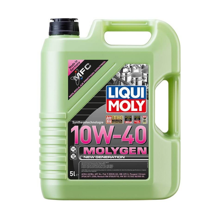 LIQUI MOLY 10W40 Motor Yağı Molygen New Generation 5 Litre (9951)